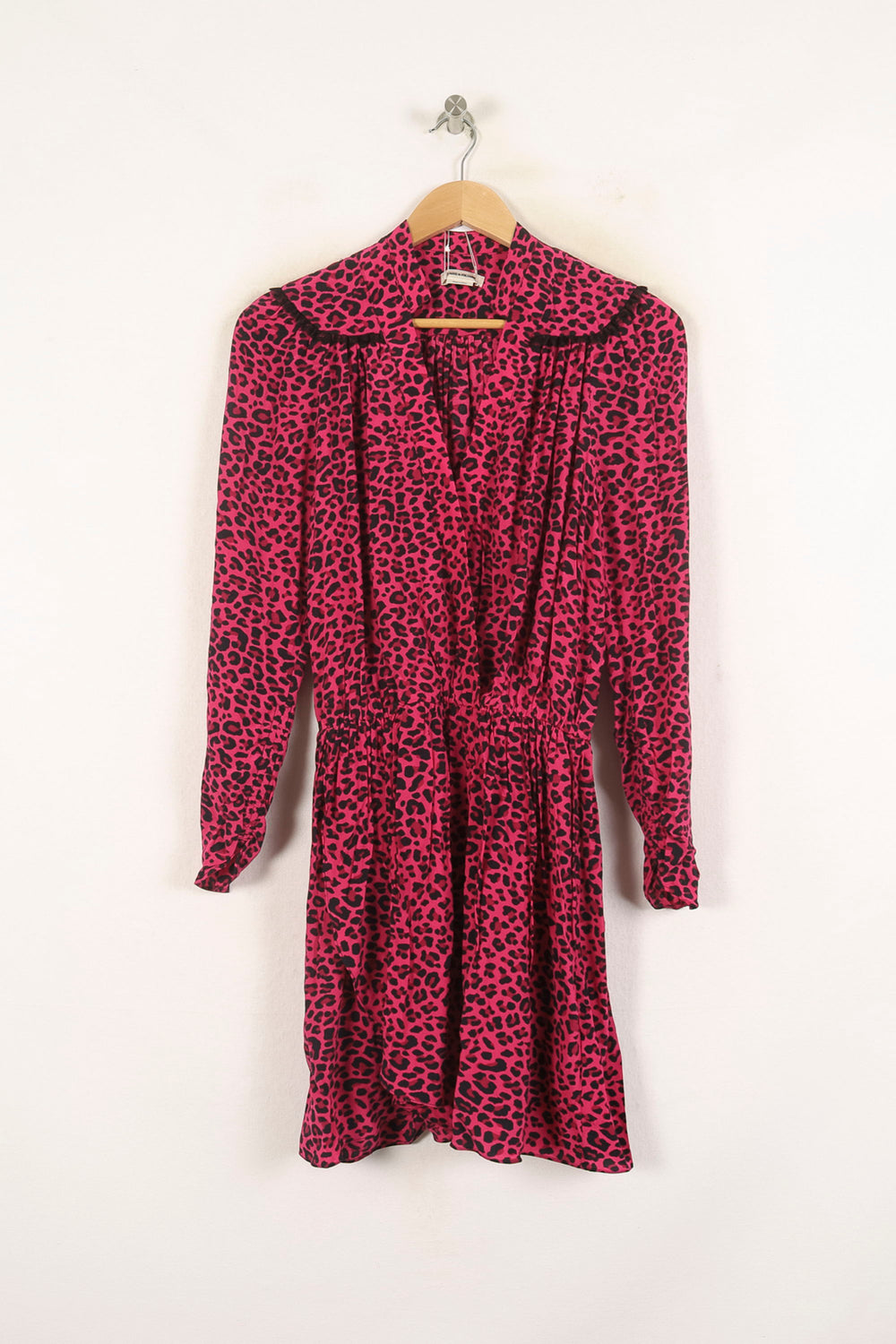 Robe Midi Rose et Noire - Taille XS/34 de la marque Zadig&Voltaire | PARAD73400 - Vendu par Paradigme - Image 2