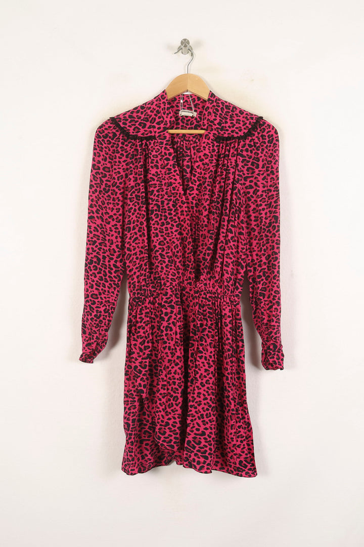 Robe Midi Rose et Noire - Taille XS/34 de la marque Zadig&Voltaire | PARAD73400 - Vendu par Paradigme - Image 2