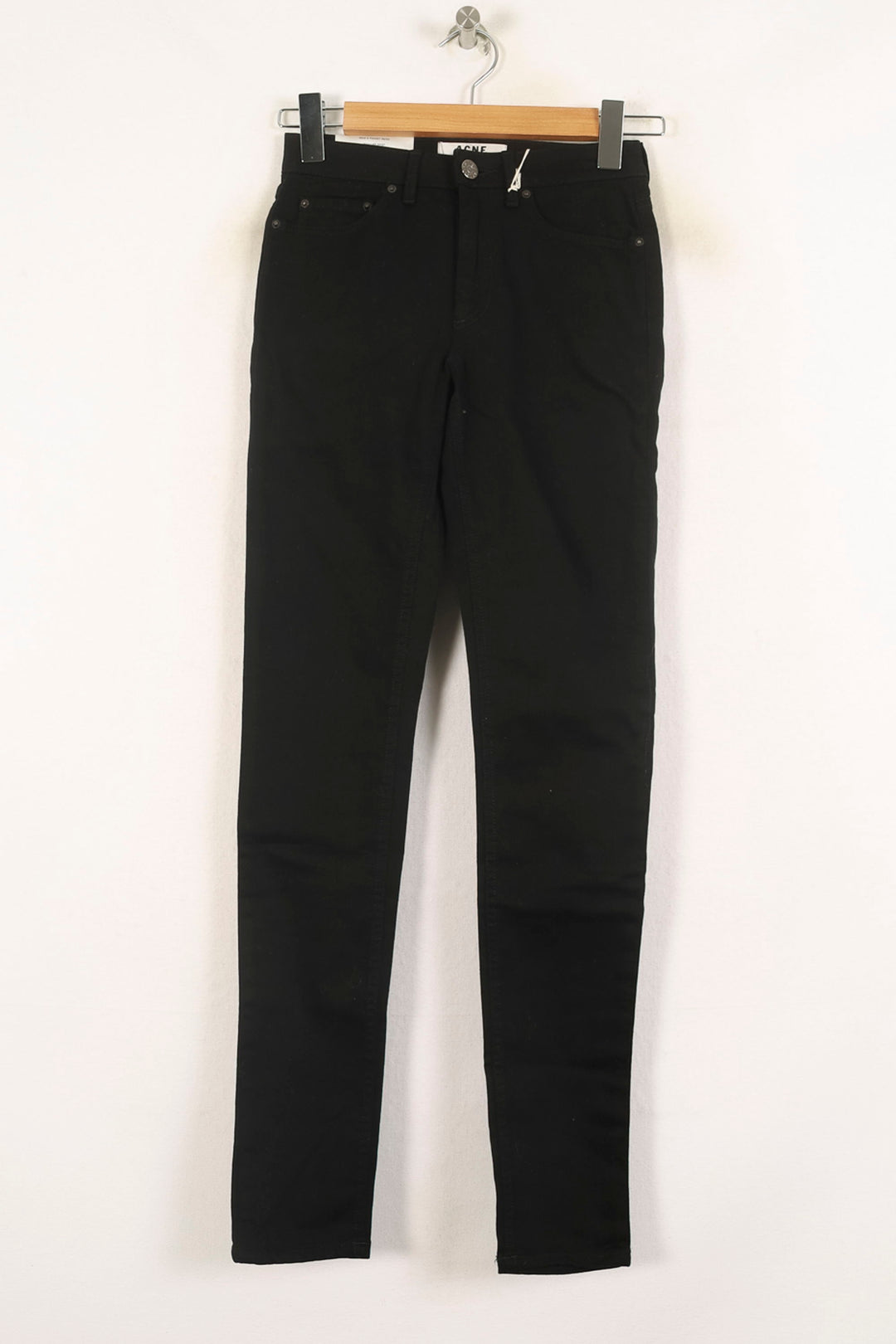 Jean Slim Noir - Taille S/36 de la marque Acne Studios | PARAD73402 - Vendu par Paradigme - Image 2