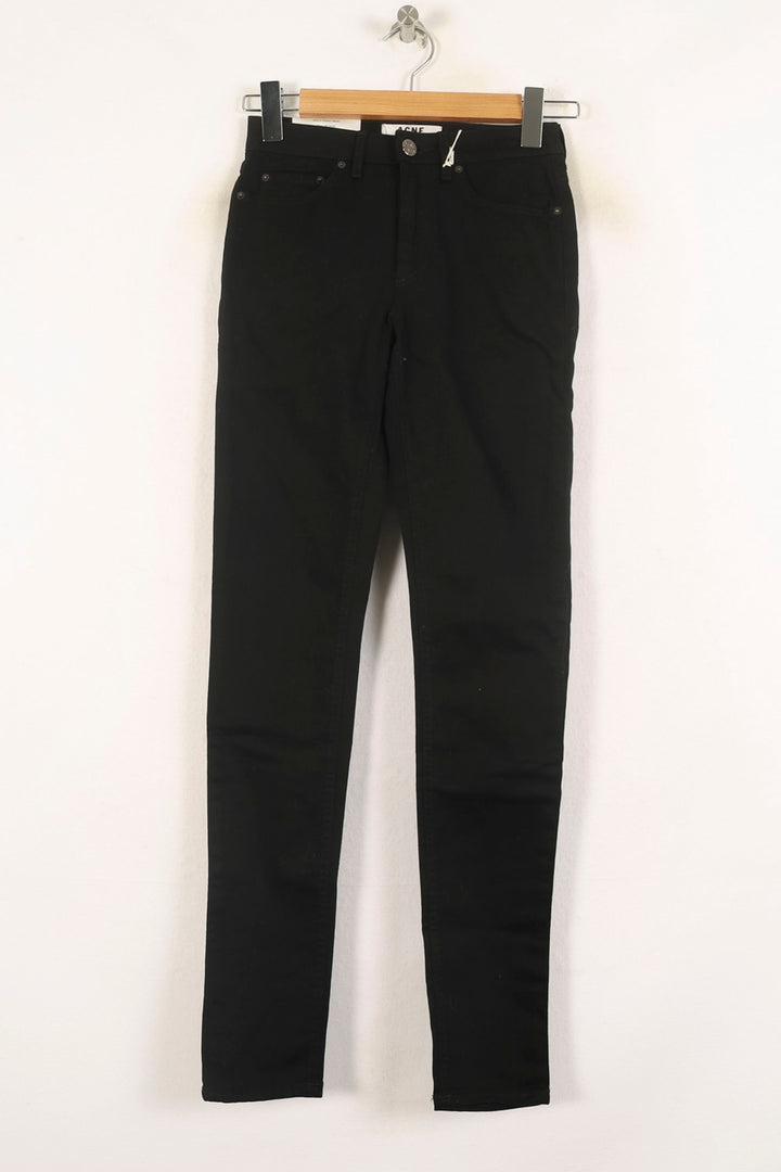 Jean Slim Noir - Taille S/36 de la marque Acne Studios | PARAD73402 - Vendu par Paradigme - Image 2