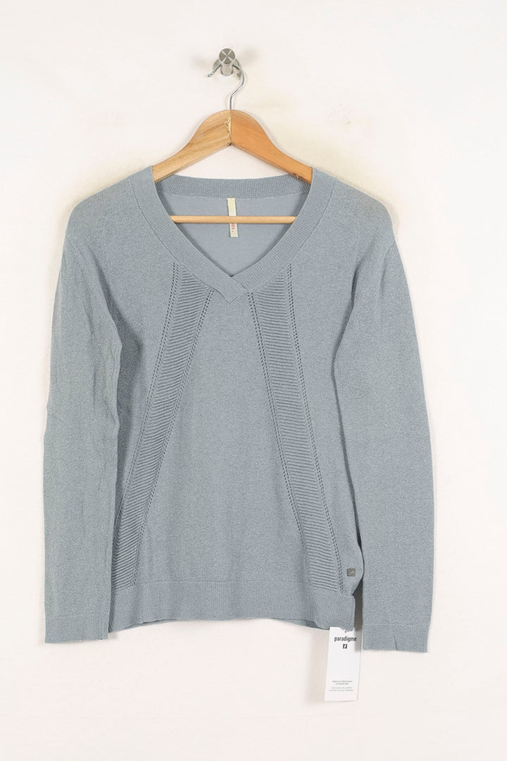 Pull Gris - Taille S/36 de la marque I.Code | PARAD73403 - Vendu par Paradigme - Image 2