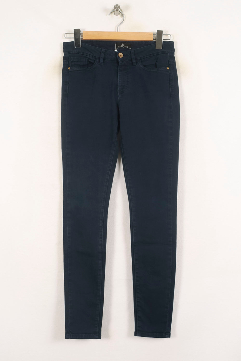 Jean Skinny Bleu - Taille XS/34 de la marque One Step | PARAD73409 - Vendu par Paradigme - Image 2