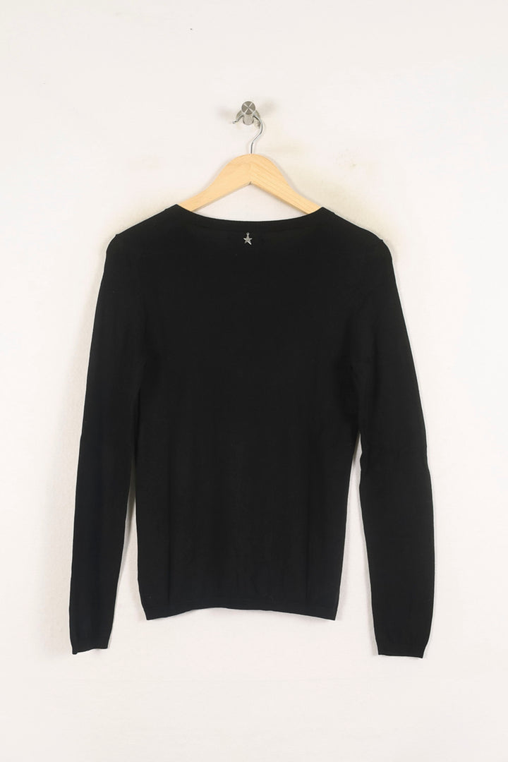Pull Noir - Taille S/36 de la marque Sud express | PARAD73410 - Vendu par Paradigme - Image 4
