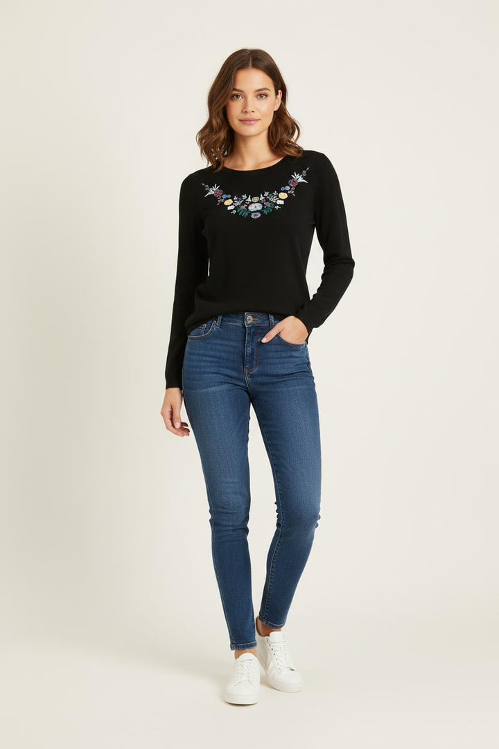 Pull Noir - Taille S/36 de la marque Sud express | PARAD73410 - Vendu par Paradigme - Image 1