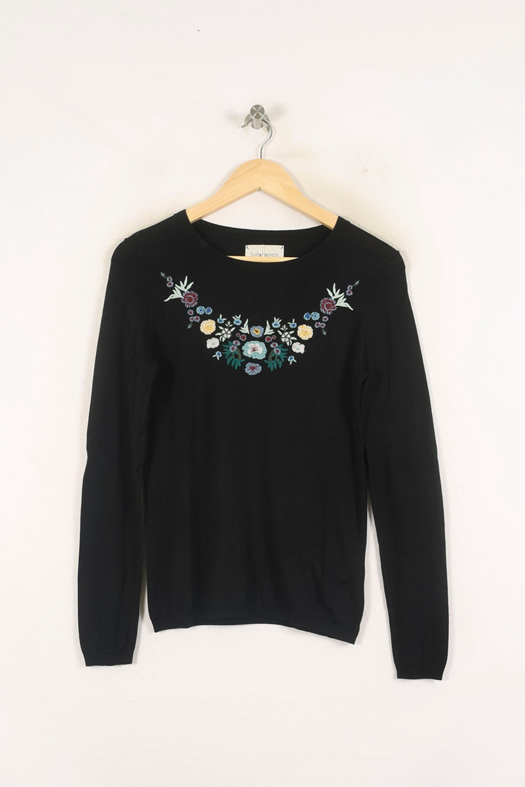 Pull Noir - Taille S/36 de la marque Sud express | PARAD73410 - Vendu par Paradigme - Image 2
