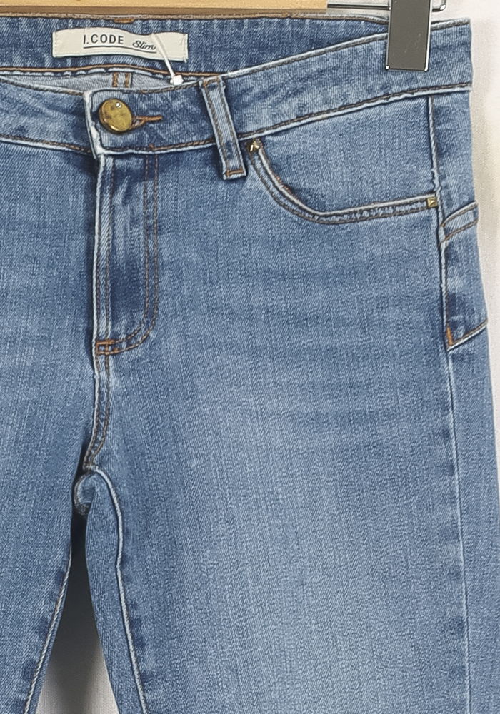 Jean Skinny Bleu - Taille XS/34 de la marque I.Code | PARAD73411 - Vendu par Paradigme - Image 3