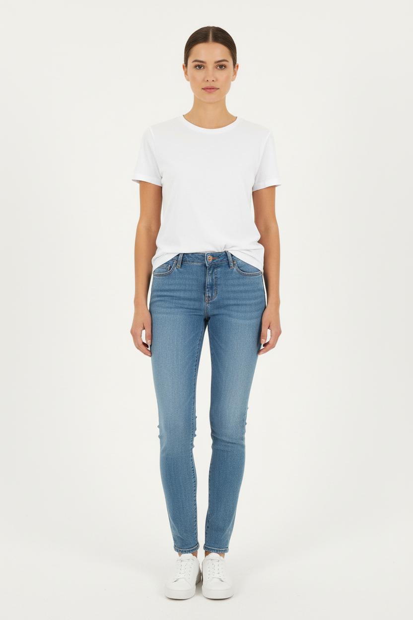 Jean Skinny Bleu - Taille XS/34 de la marque I.Code | PARAD73411 - Vendu par Paradigme - Image 1