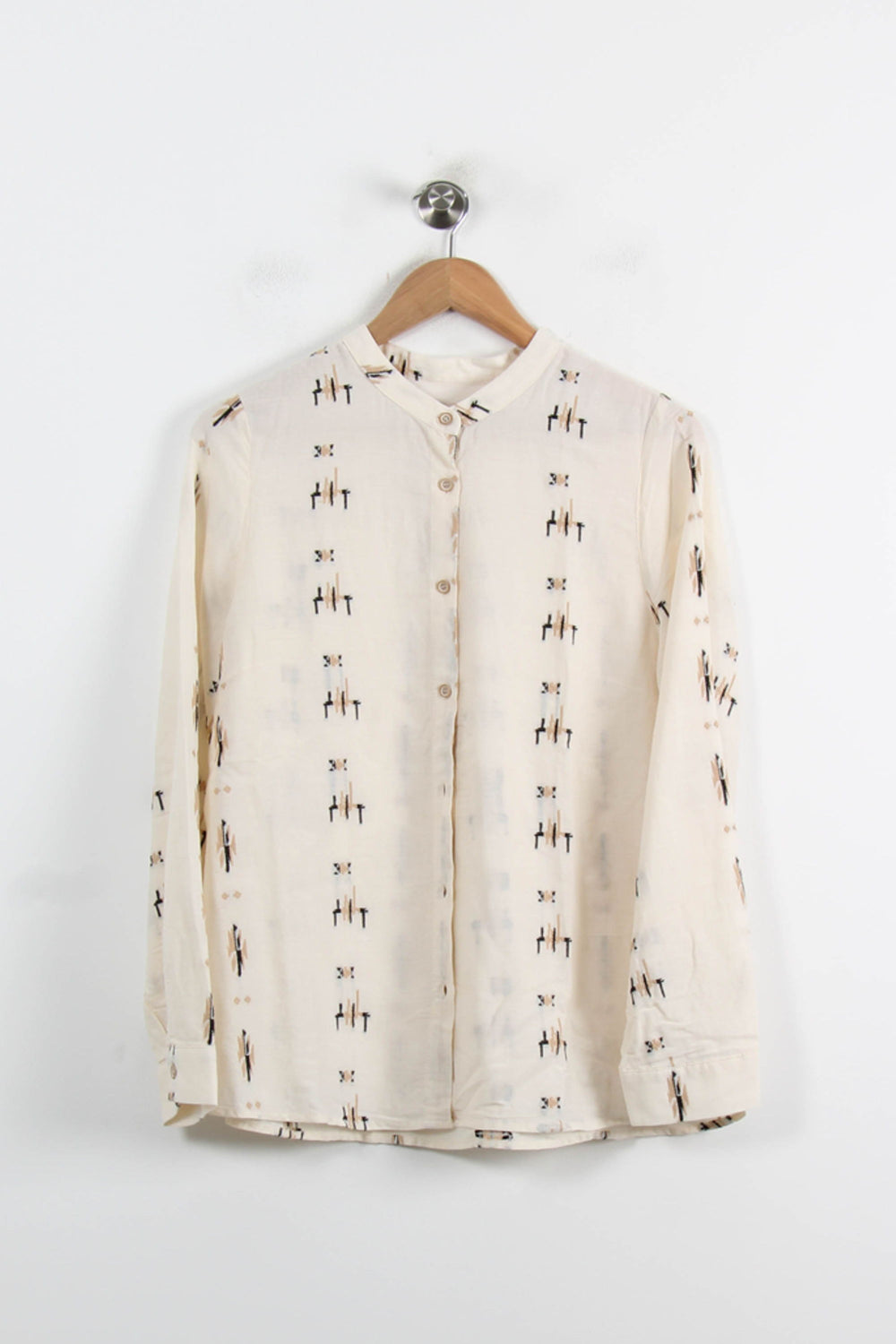 Chemisier Beige - Taille XL/42 de la marque La Fée Maraboutée | PARAD73425 - Vendu par Paradigme - Image 2