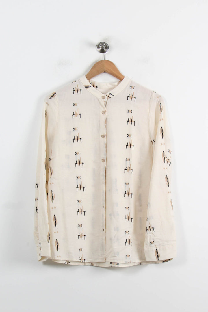 Chemisier Beige - Taille XL/42 de la marque La Fée Maraboutée | PARAD73425 - Vendu par Paradigme - Image 2