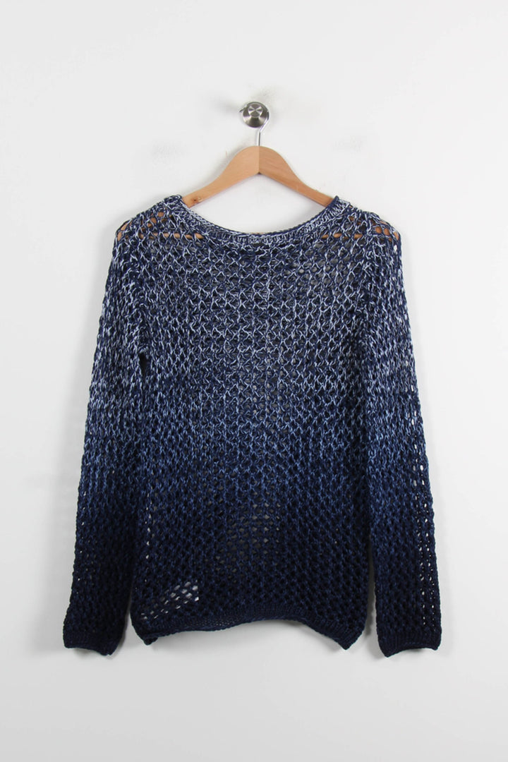 Pull Maille Bleu - Taille S/36 de la marque IKKS | PARAD73426 - Vendu par Paradigme - Image 4