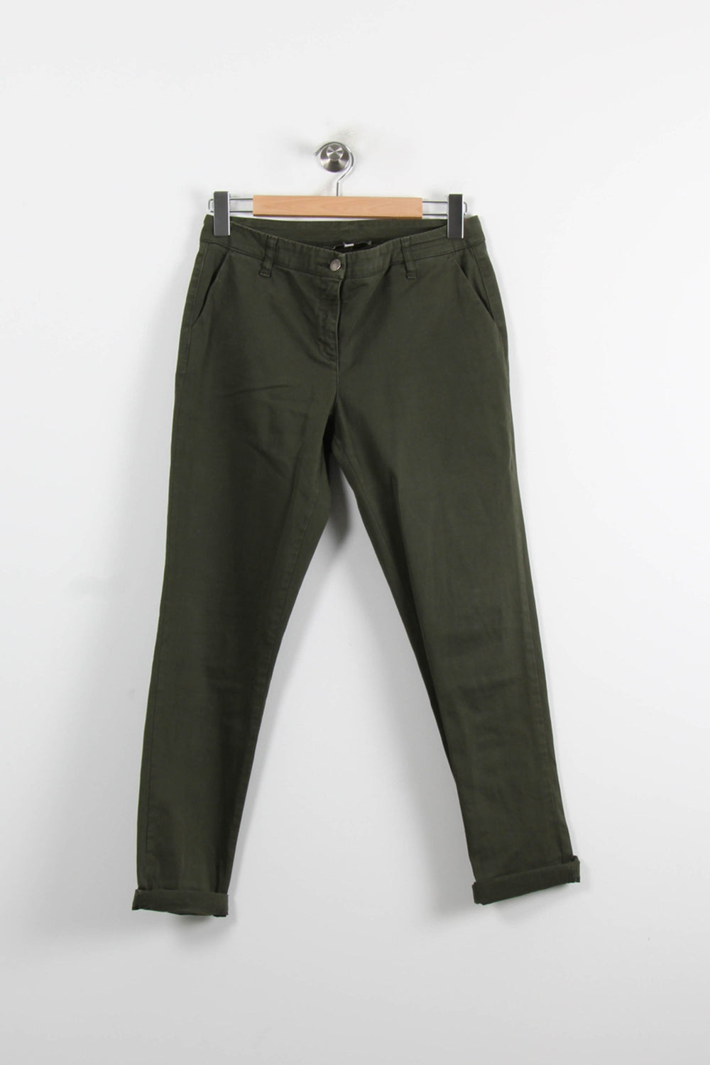 Pantalon Chino Vert - Taille L/40 de la marque La Fée Maraboutée | PARAD73429 - Vendu par Paradigme - Image 2