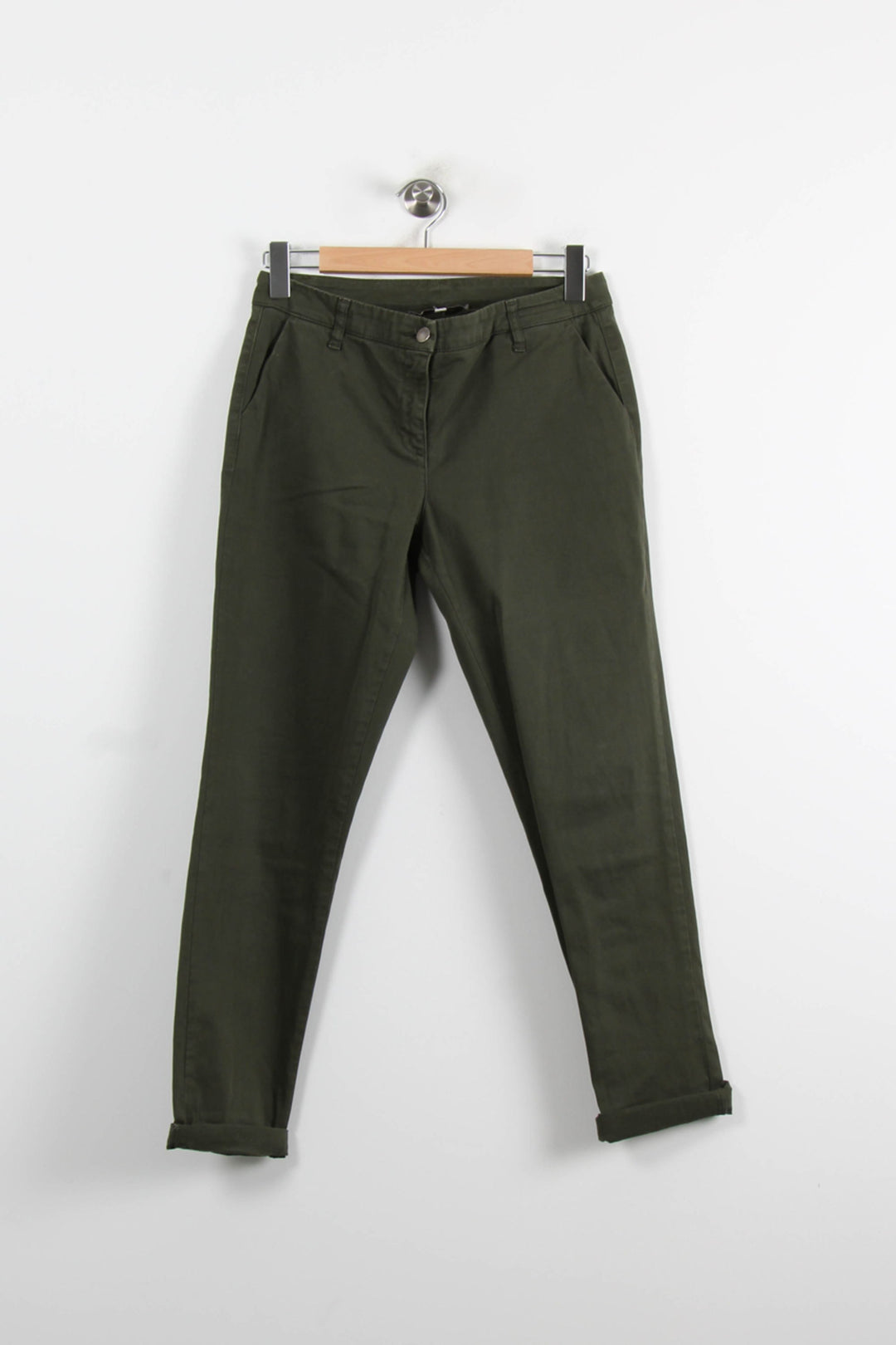 Pantalon Chino Vert - Taille L/40 de la marque La Fée Maraboutée | PARAD73429 - Vendu par Paradigme - Image 2