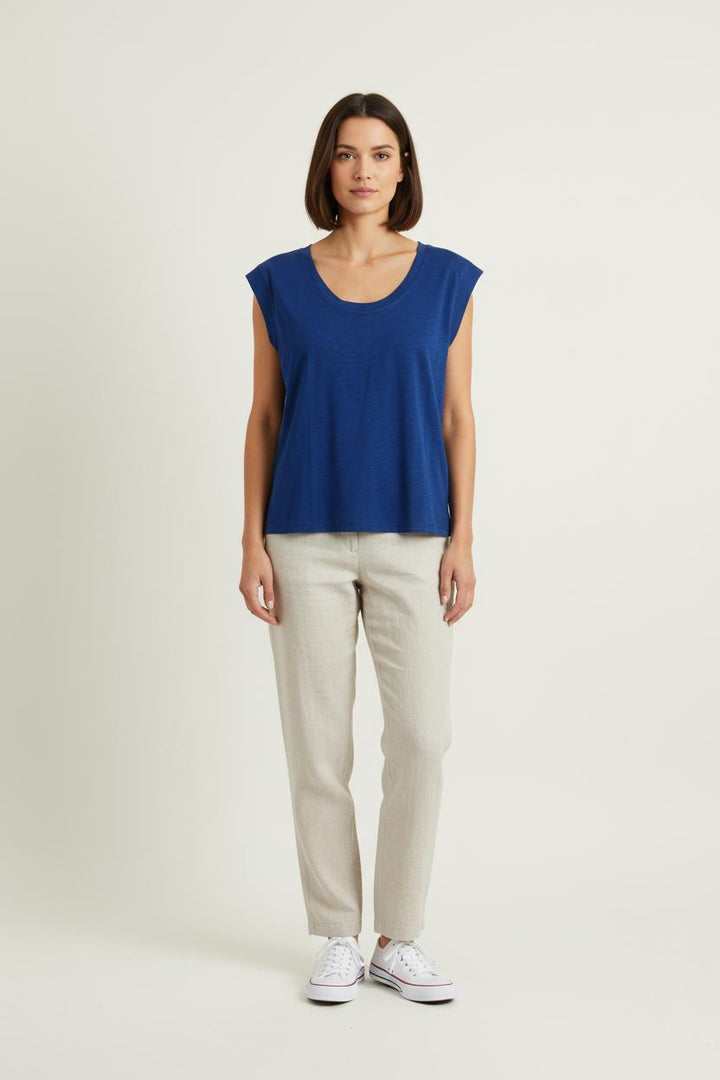 Tee-shirt Bleu - Taille S/36 de la marque Maison 123 | PARAD73431 - Vendu par Paradigme - Image 1
