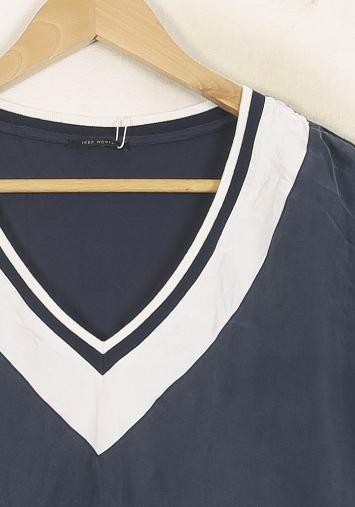 Tee-shirt Bleu et Blanc - Taille M/38 de la marque IKKS | PARAD73441 - Vendu par Paradigme - Image 3