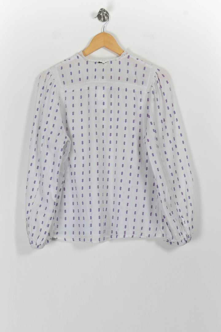 Blouse Blanche et Violette - Taille XL/42 de la marque One Step | PARAD73443 - Vendu par Paradigme - Image 4