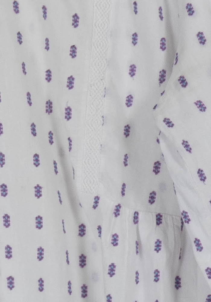 Blouse Blanche et Violette - Taille XL/42 de la marque One Step | PARAD73443 - Vendu par Paradigme - Image 3