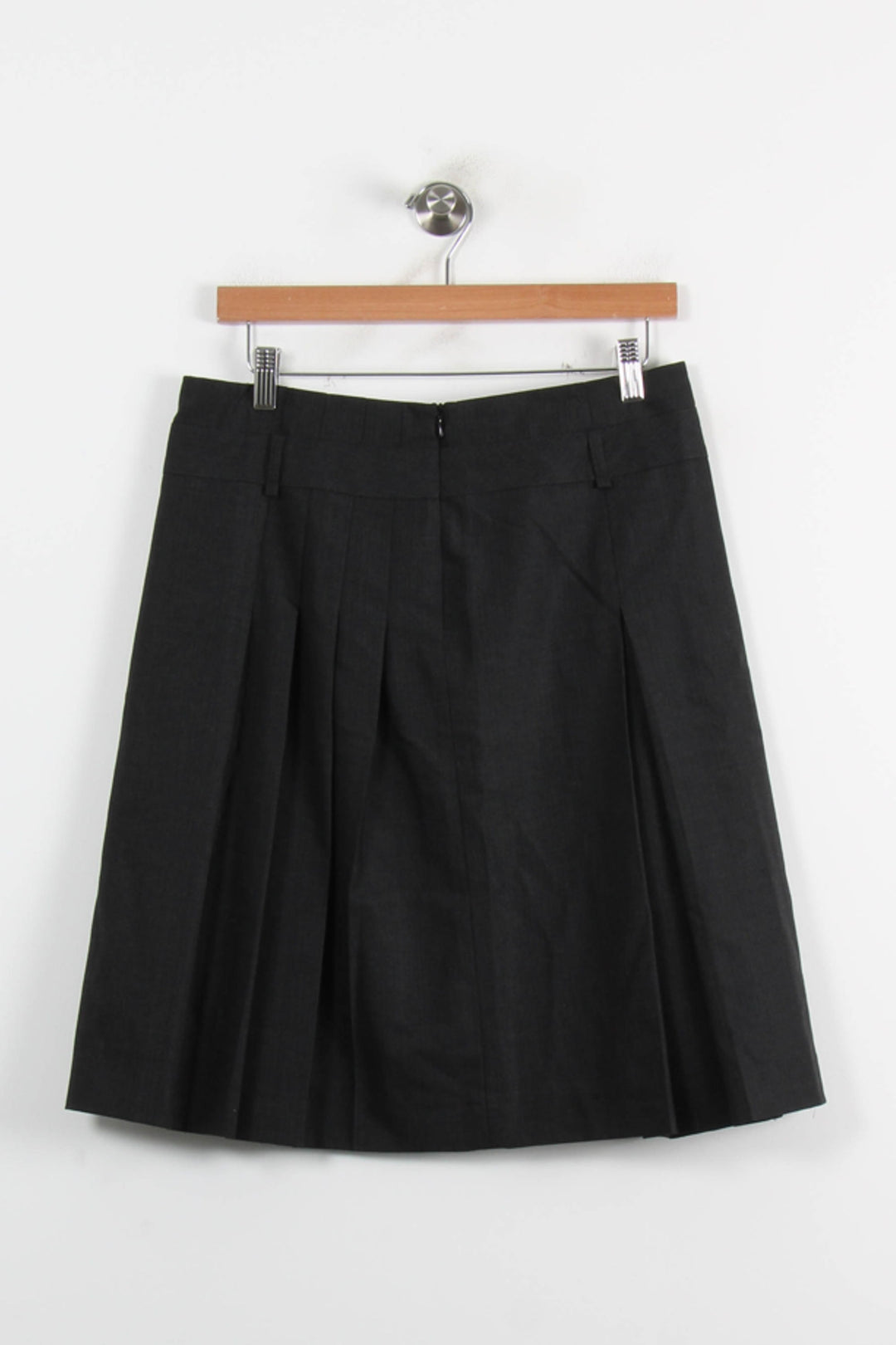 Jupe Plissée Grise - Taille L/40 de la marque Tara Jarmon | PARAD73444 - Vendu par Paradigme - Image 4