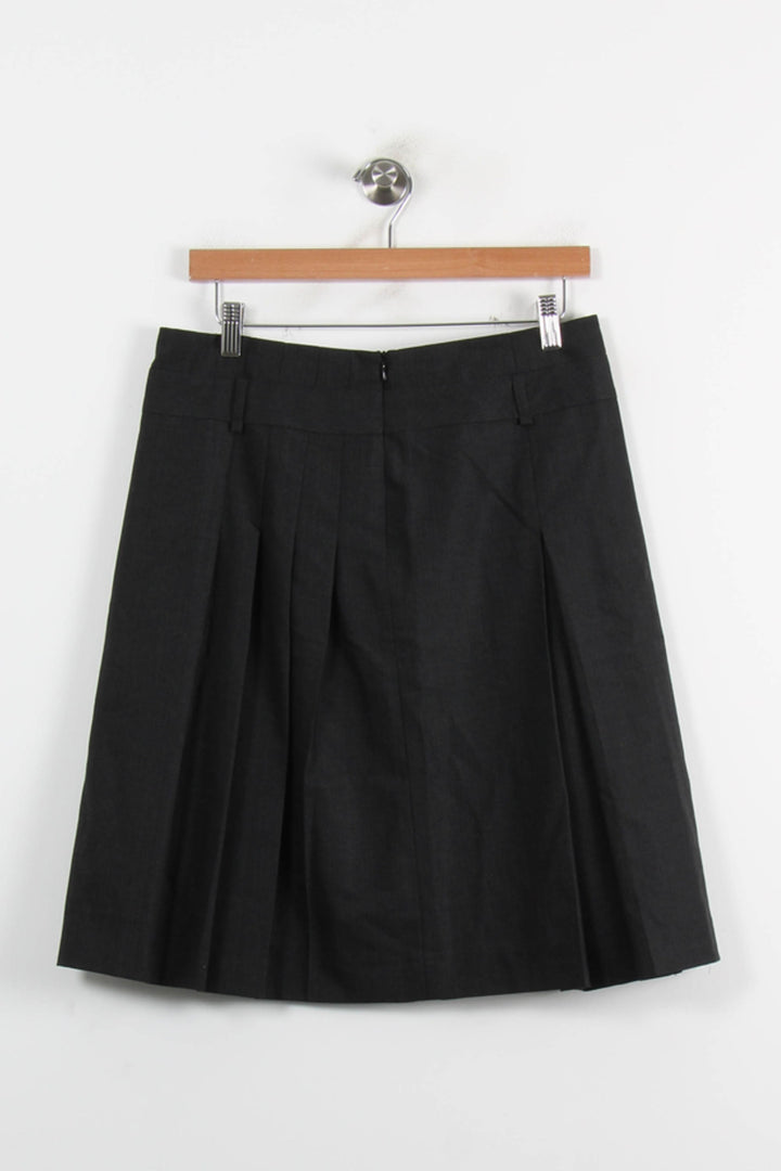 Jupe Plissée Grise - Taille L/40 de la marque Tara Jarmon | PARAD73444 - Vendu par Paradigme - Image 4