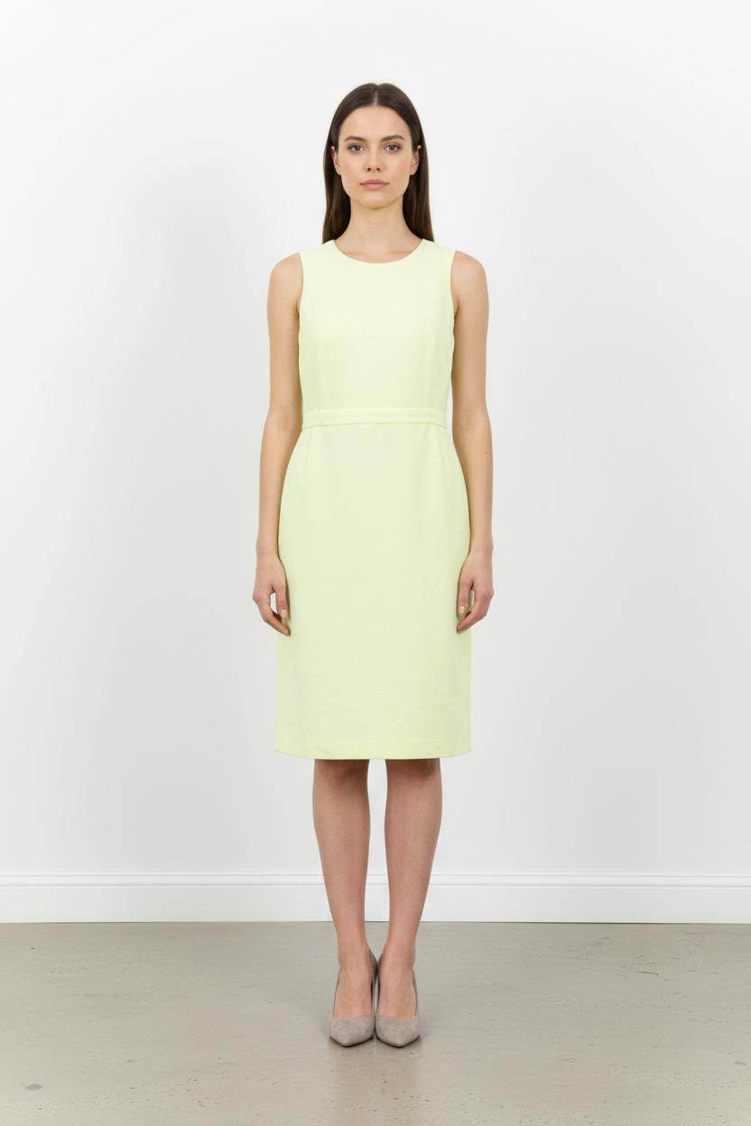 Robe Sans Manches Jaune - Taille S/36 de la marque Tara Jarmon | PARAD73451 - Vendu par Paradigme - Image 1