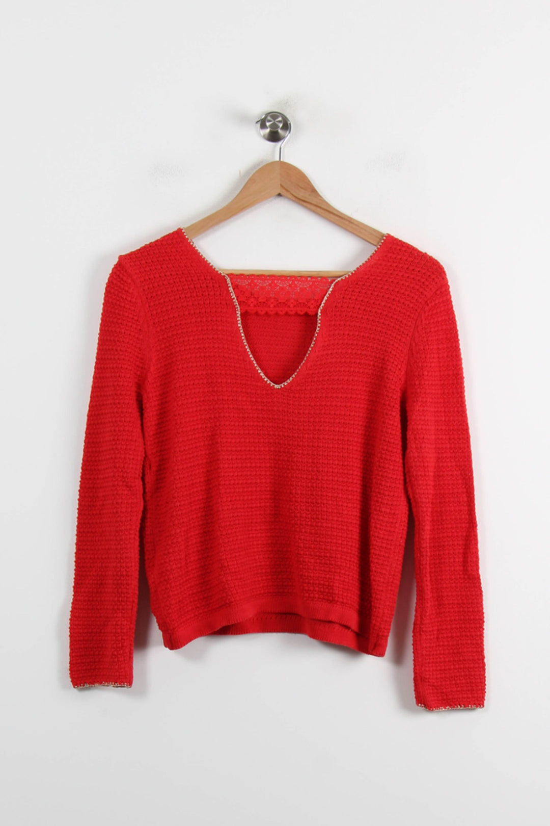 Pull Rouge - Taille S/36 de la marque Grace & Mila | PARAD73452 - Vendu par Paradigme - Image 4