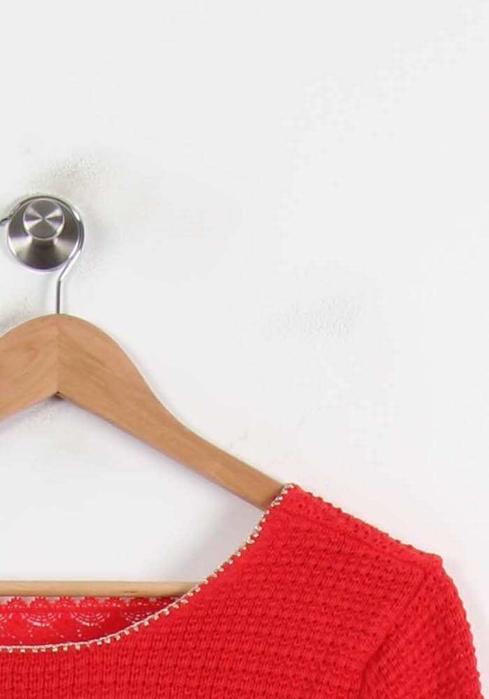 Pull Rouge - Taille S/36 de la marque Grace & Mila | PARAD73452 - Vendu par Paradigme - Image 3