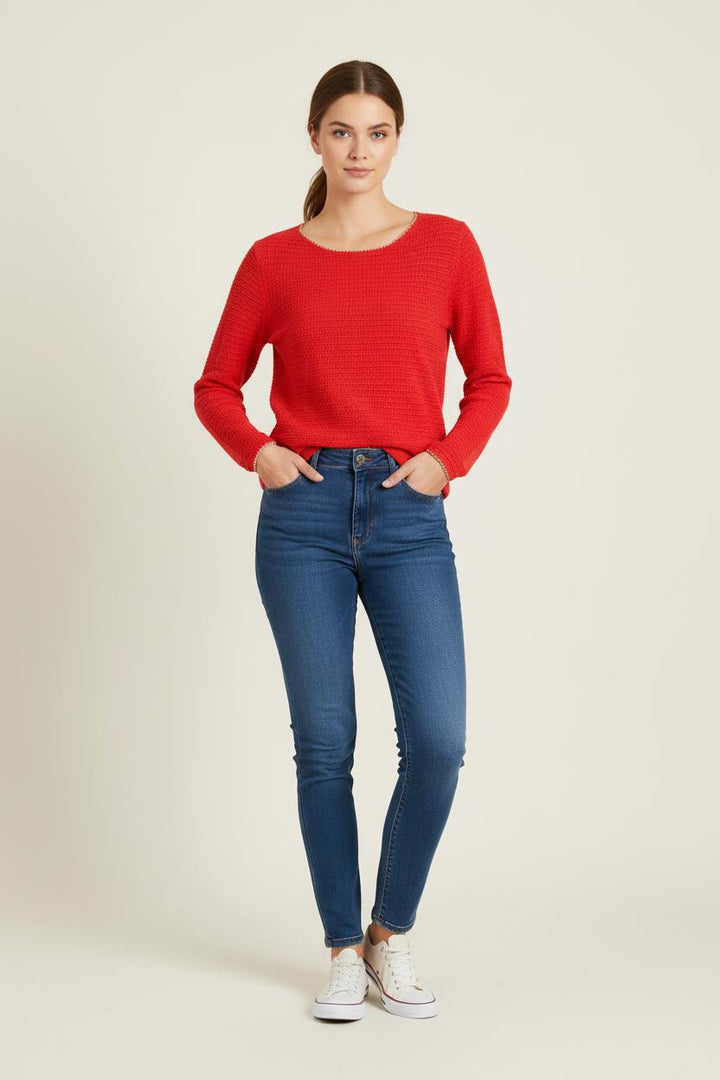Pull Rouge - Taille S/36 de la marque Grace & Mila | PARAD73452 - Vendu par Paradigme - Image 1