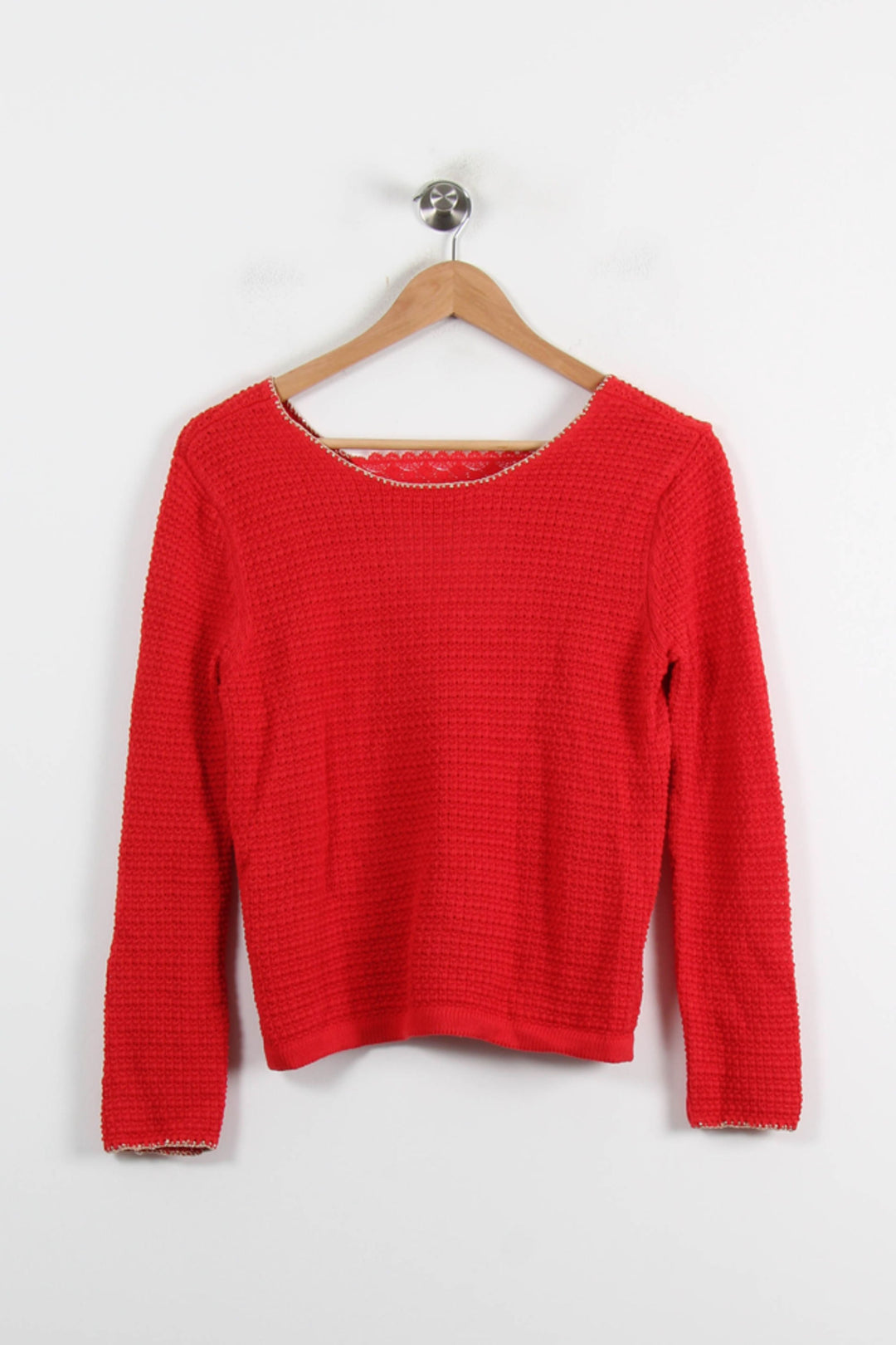 Pull Rouge - Taille S/36 de la marque Grace & Mila | PARAD73452 - Vendu par Paradigme - Image 2