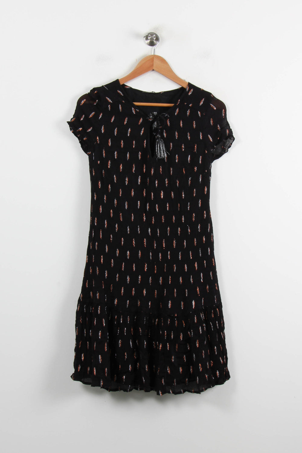 Robe Courte Noire - Taille L/40 de la marque IKKS | PARAD73462 - Vendu par Paradigme - Image 2