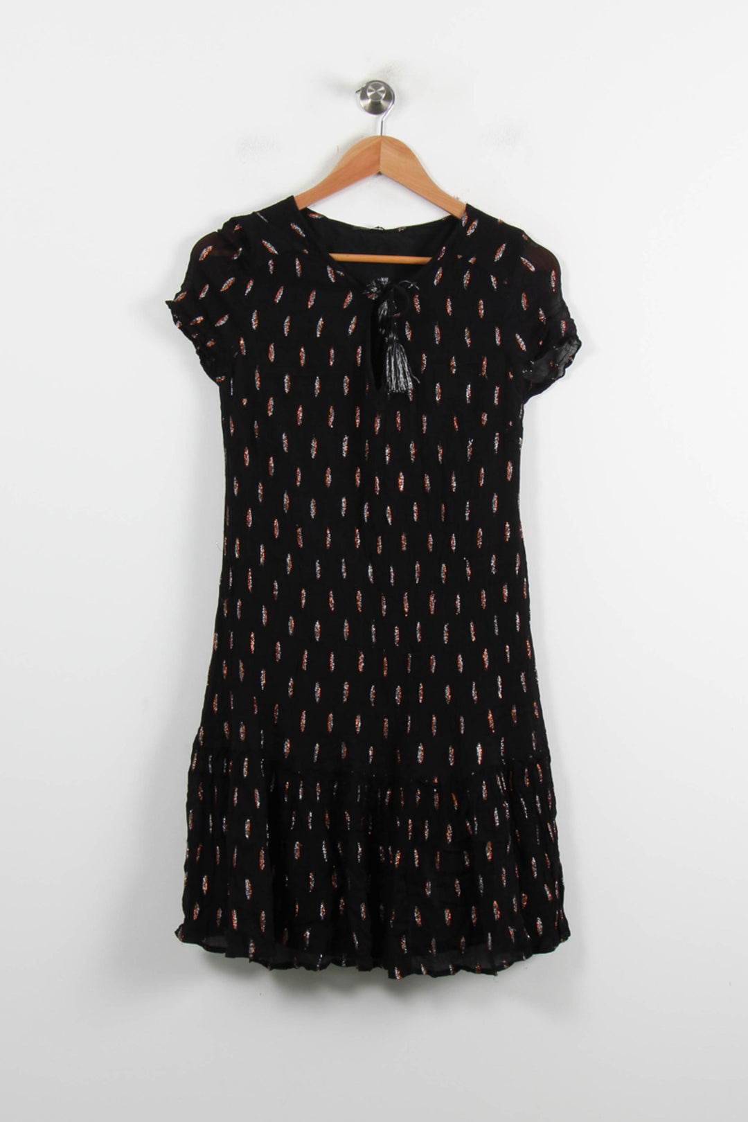 Robe Courte Noire - Taille L/40 de la marque IKKS | PARAD73462 - Vendu par Paradigme - Image 2