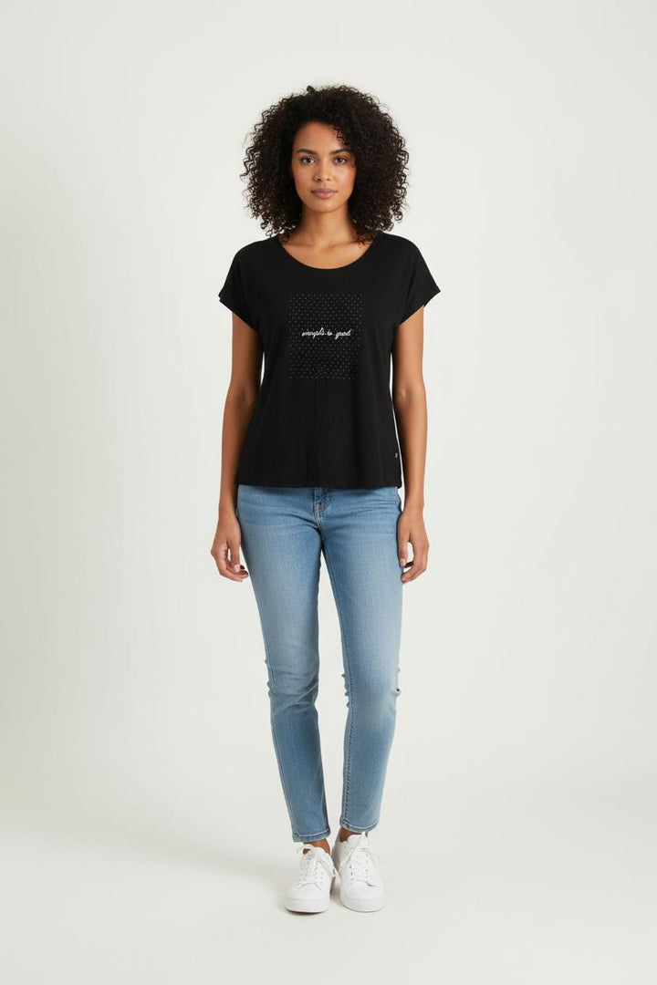 Tee-shirt Noir - Taille M/38 de la marque I.Code | PARAD73471 - Vendu par Paradigme - Image 1