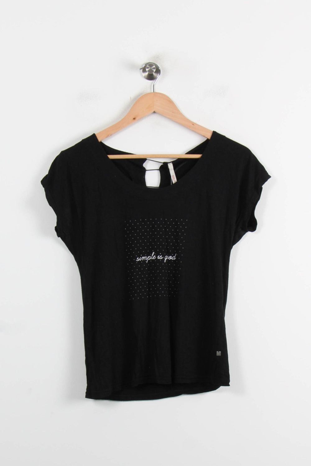 Tee-shirt Noir - Taille M/38 de la marque I.Code | PARAD73471 - Vendu par Paradigme - Image 2