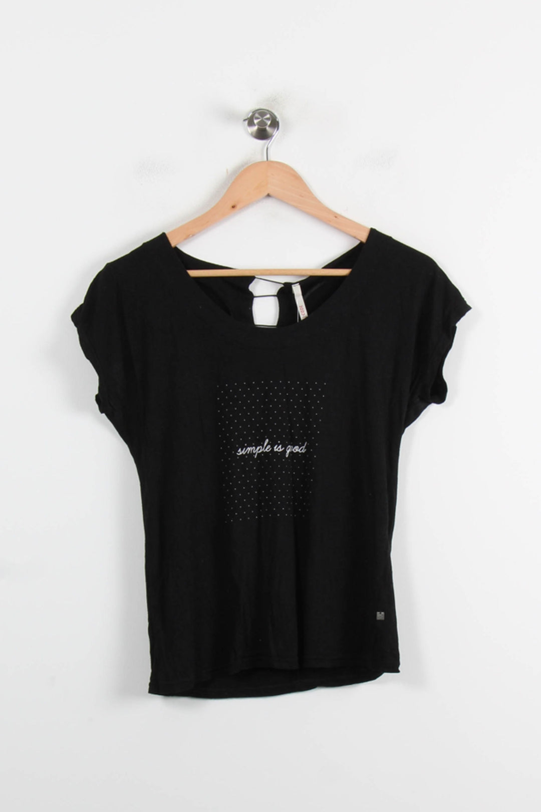 Tee-shirt Noir - Taille M/38 de la marque I.Code | PARAD73471 - Vendu par Paradigme - Image 2