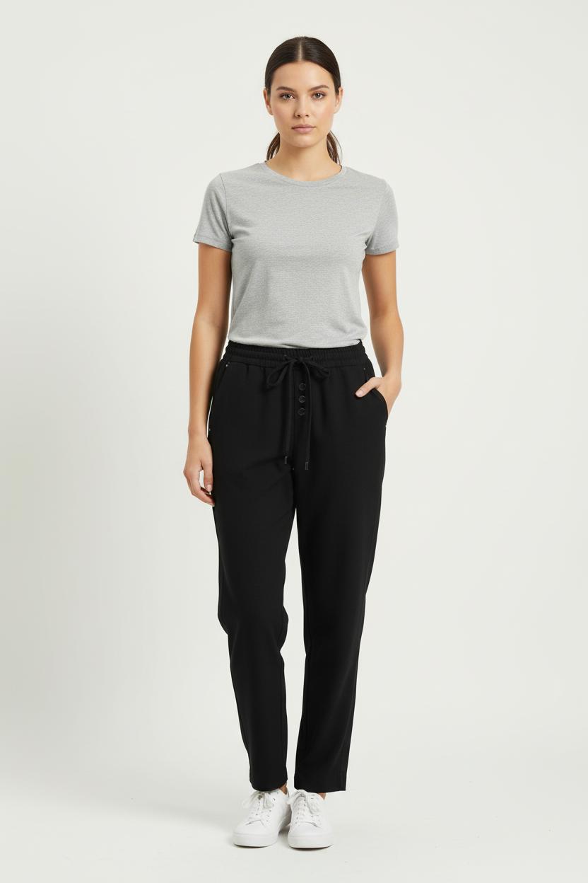 Pantalon Noir - Taille XS/34 de la marque IKKS | PARAD73476 - Vendu par Paradigme - Image 1