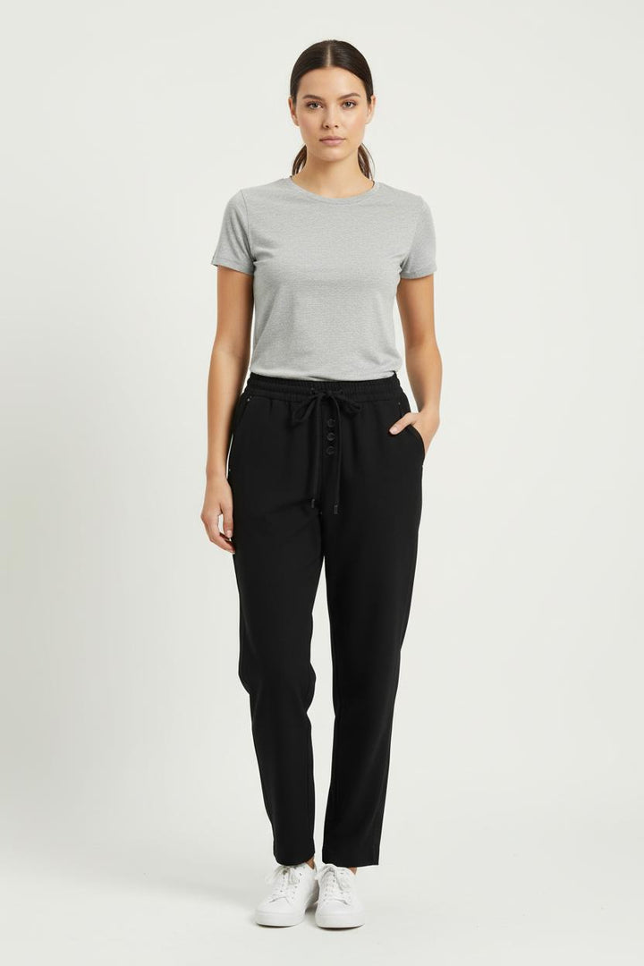 Pantalon Noir - Taille XS/34 de la marque IKKS | PARAD73476 - Vendu par Paradigme - Image 1