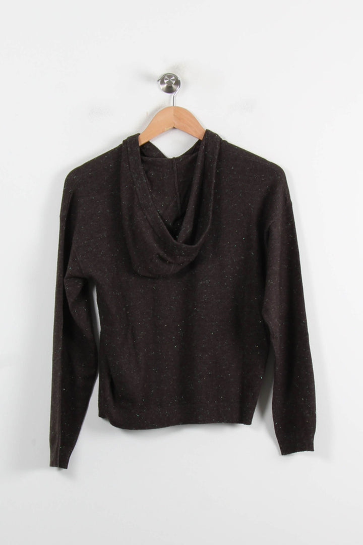 Sweat à Capuche Noir - Taille S/36 de la marque I.Code | PARAD73478 - Vendu par Paradigme - Image 4