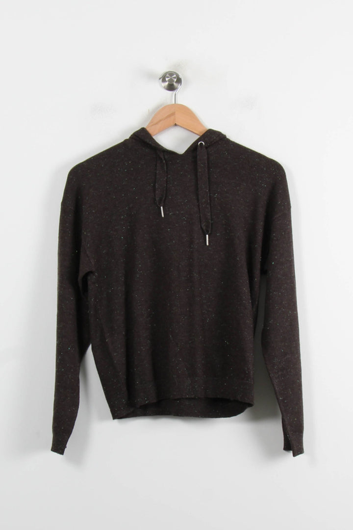 Sweat à Capuche Noir - Taille S/36 de la marque I.Code | PARAD73478 - Vendu par Paradigme - Image 2