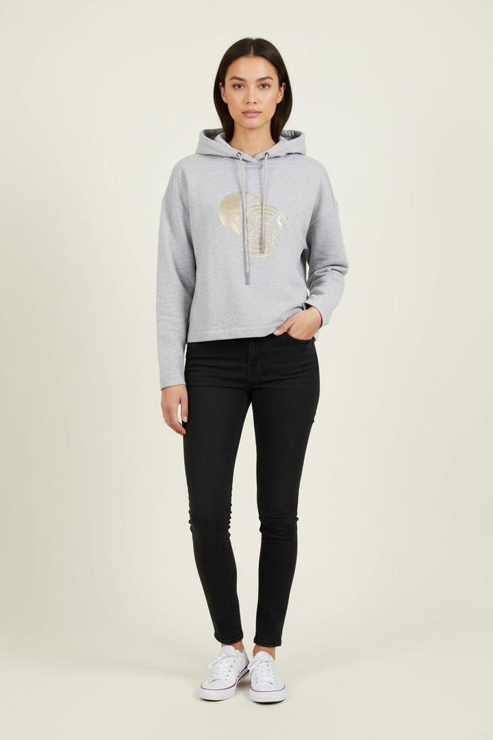 Sweat à Capuche Gris - Taille S/36 de la marque One Step | PARAD73485 - Vendu par Paradigme - Image 1