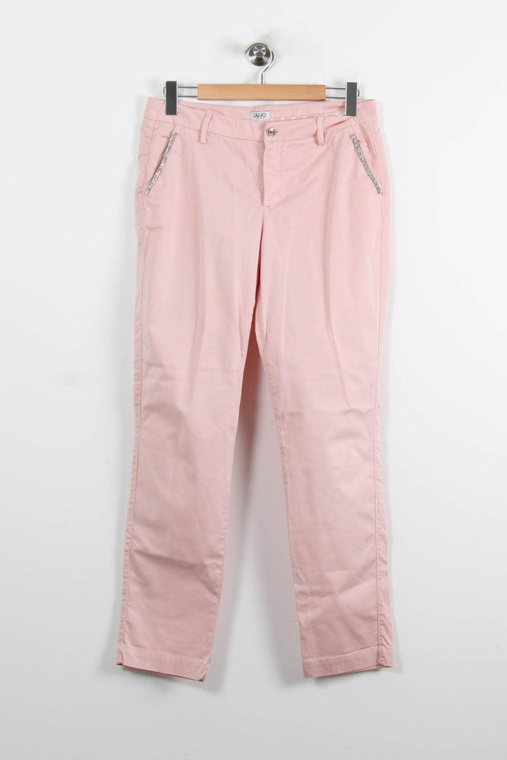 Pantalon Rose - Taille L/40 de la marque Liu Jo | PARAD73487 - Vendu par Paradigme - Image 2