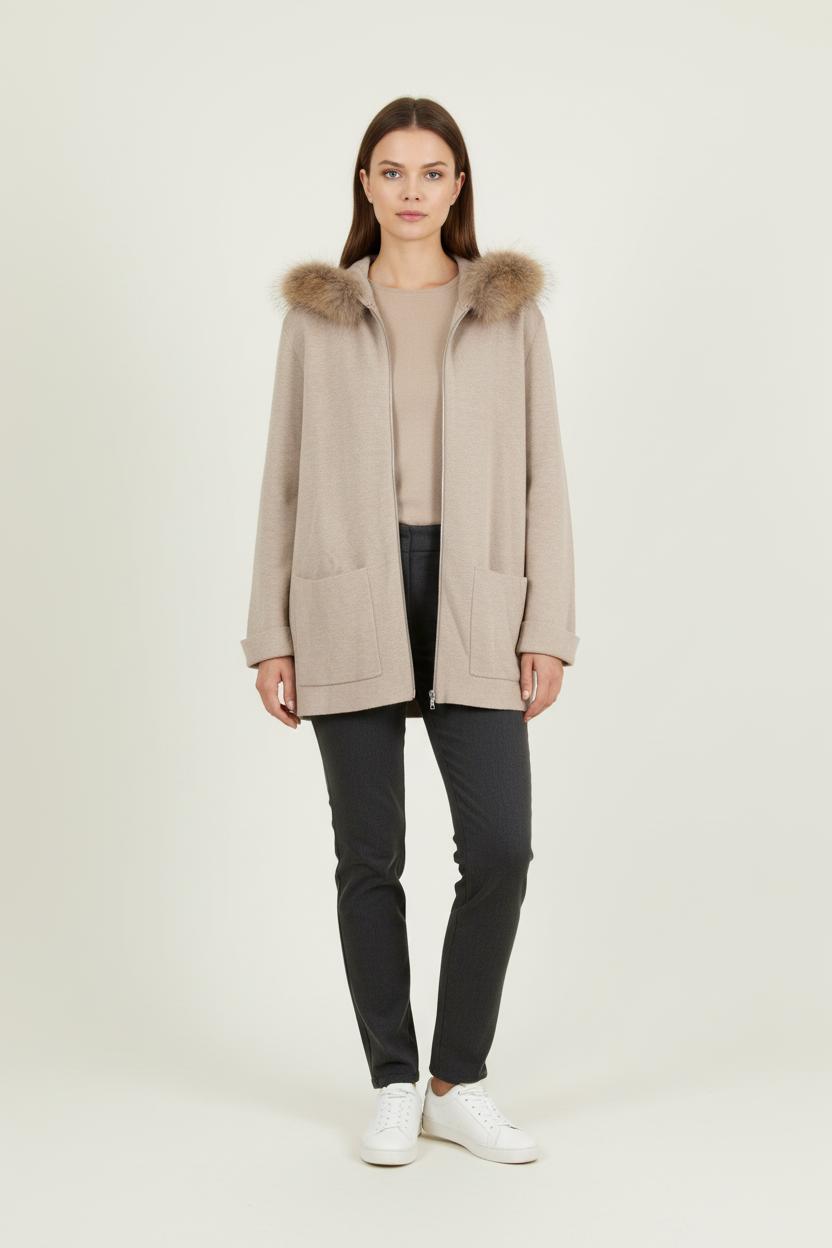Cardigan Beige - Taille XL/42 de la marque ZAPA | PARAD73491 - Vendu par Paradigme - Image 1