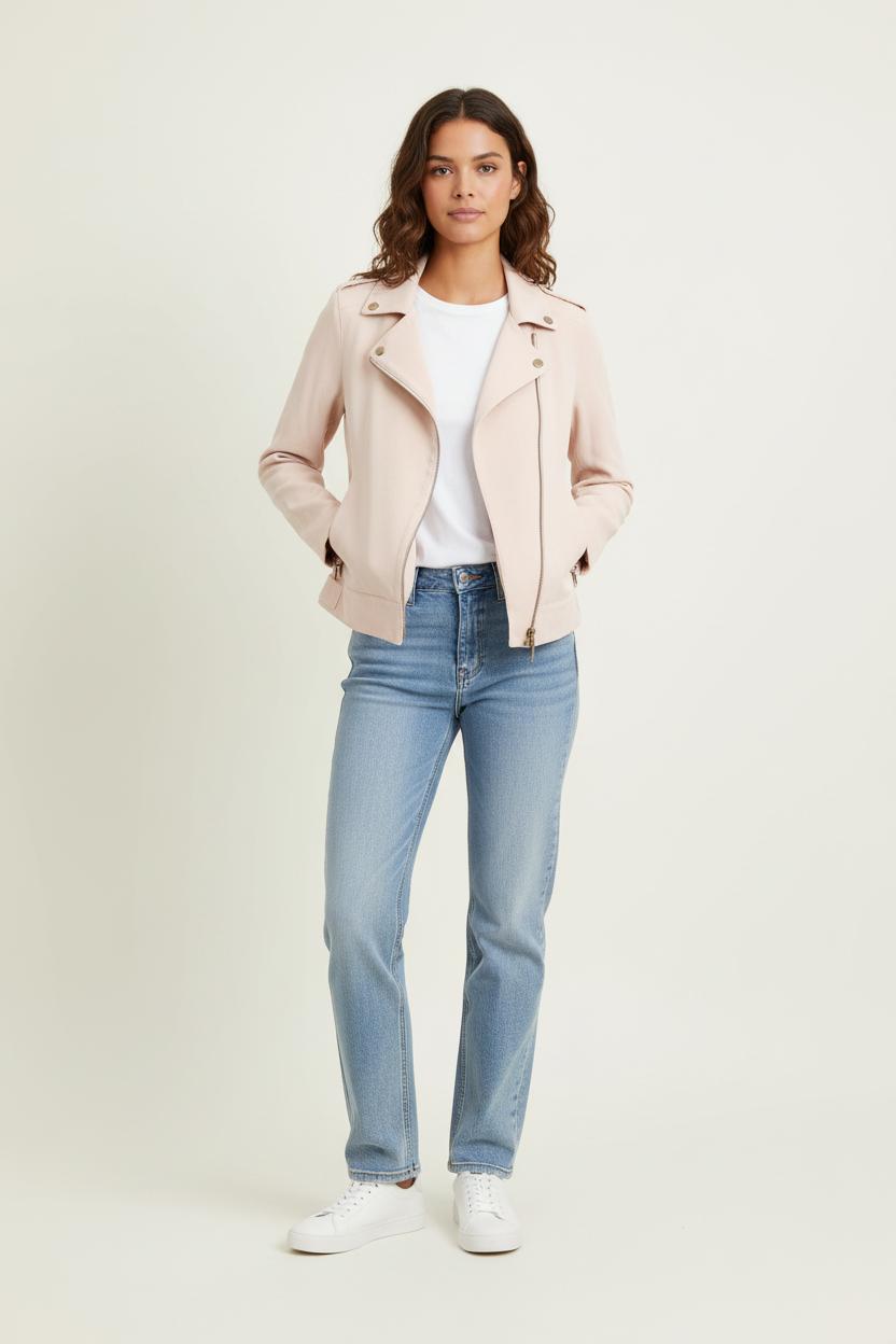 Perfecto Rose - Taille XS/34 de la marque Sézane | PARAD73505 - Vendu par Paradigme - Image 1