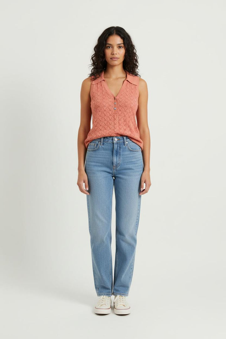 Débardeur Orange - Taille S/36 de la marque Sessùn | PARAD73514 - Vendu par Paradigme - Image 1