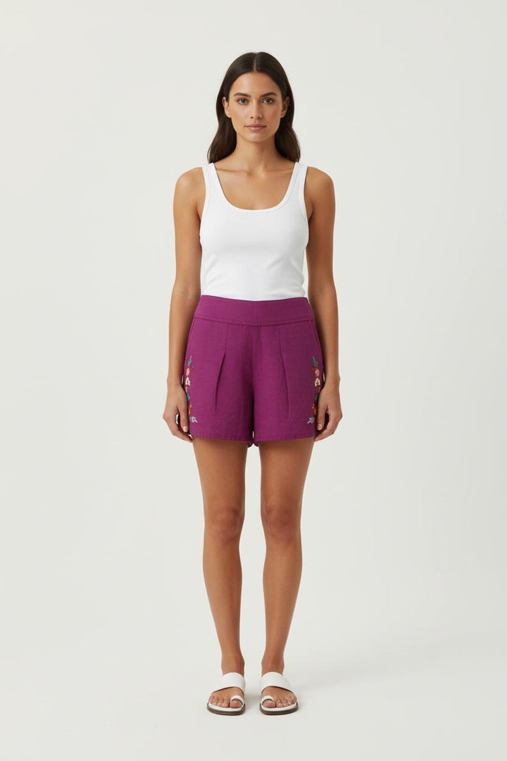 Short Violet - Taille XS/34 de la marque Sézane | PARAD73520 - Vendu par Paradigme - Image 1