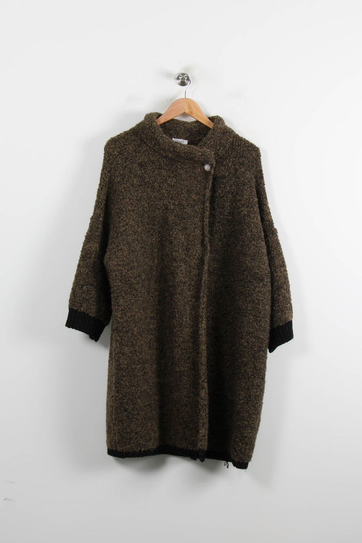 Veste en maille verte et noire - Taille L/40 de la marque Liu Jo | PARAD73522 - Vendu par Paradigme - Image 2