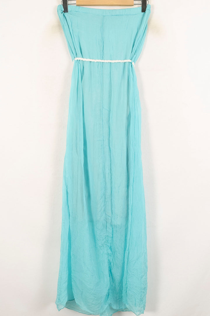 Robe Longue Bleue - Taille S/36 de la marque La Fée Maraboutée | PARAD73525 - Vendu par Paradigme - Image 4