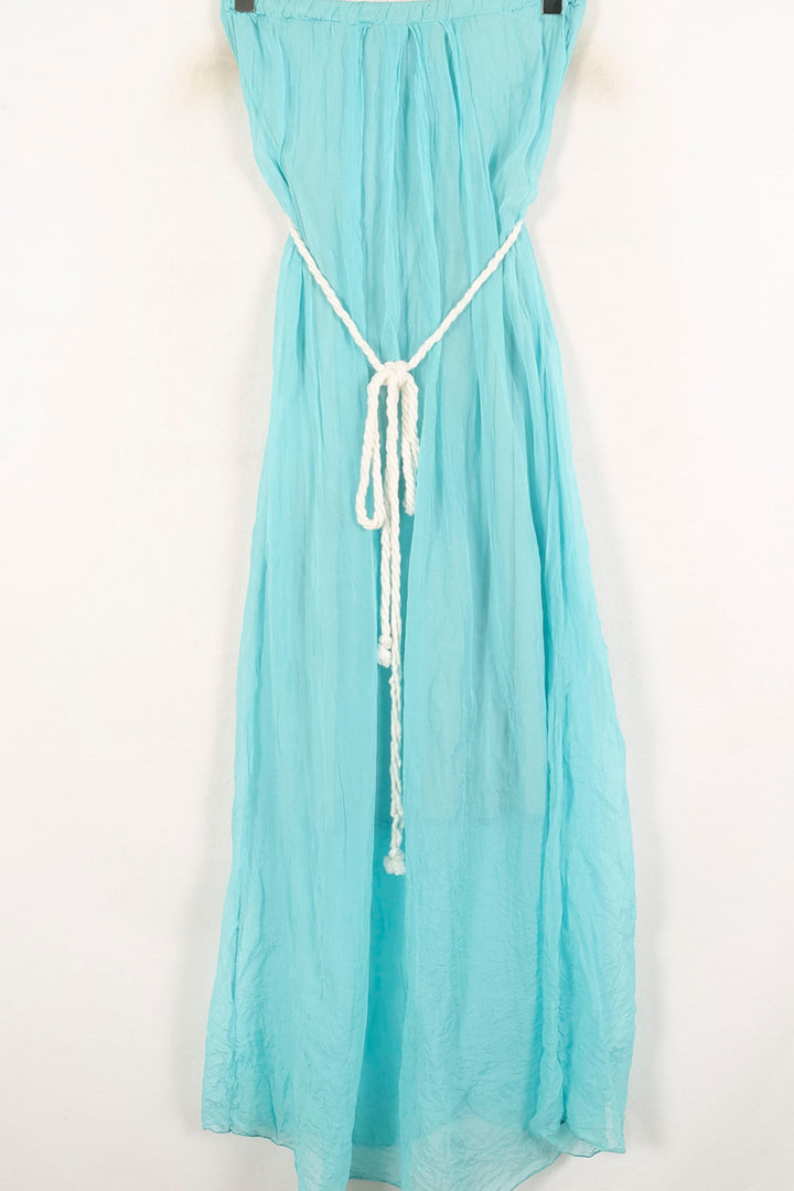 Robe Longue Bleue - Taille S/36 de la marque La Fée Maraboutée | PARAD73525 - Vendu par Paradigme - Image 2