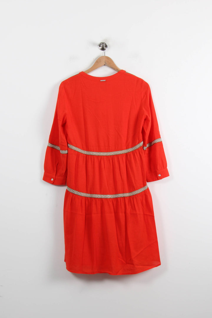 Robe Midi Orange - Taille S/36 de la marque One Step | PARAD73535 - Vendu par Paradigme - Image 4