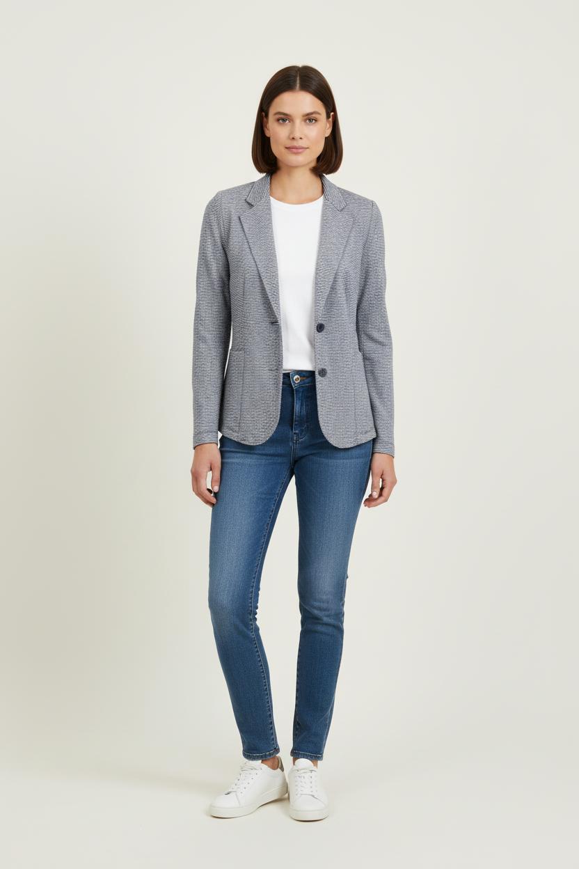 Blazer Bleu - Taille S/36 de la marque La Fée Maraboutée | PARAD73544 - Vendu par Paradigme - Image 1