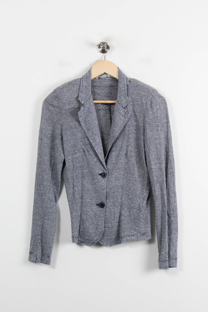 Blazer Bleu - Taille S/36 de la marque La Fée Maraboutée | PARAD73544 - Vendu par Paradigme - Image 2