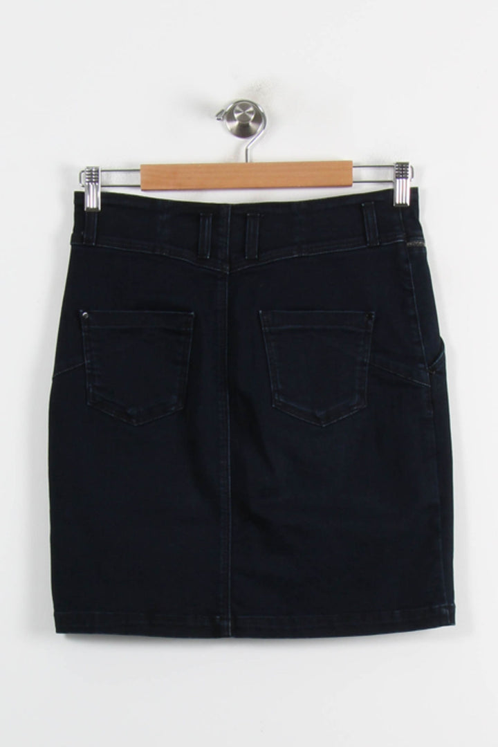 Jupe Droite Bleue - Taille S/36 de la marque One Step | PARAD73545 - Vendu par Paradigme - Image 4