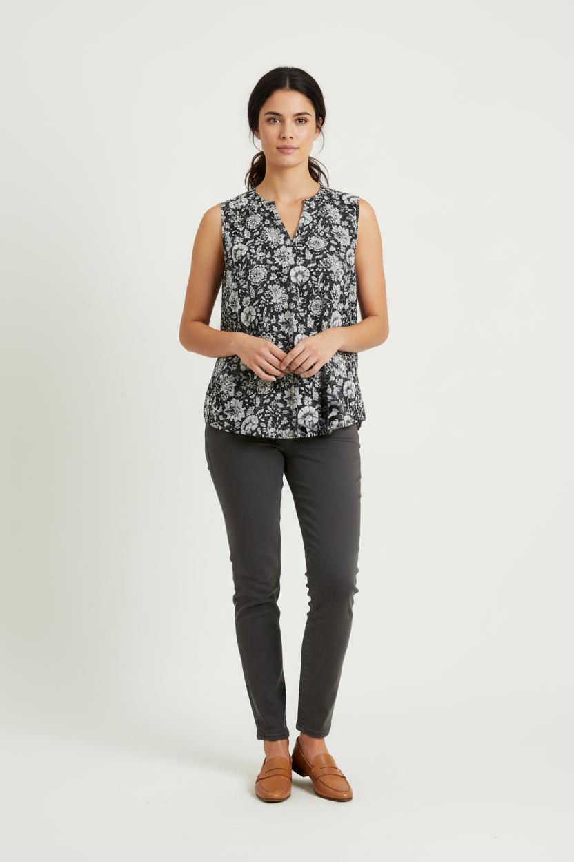 Blouse Bleu et Blanche - Taille XS/34 de la marque Caroll | PARAD73558 - Vendu par Paradigme - Image 1